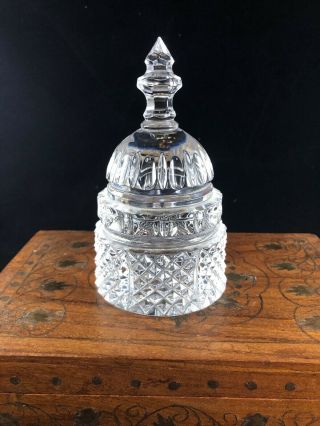 Vintage Waterford Clear Cut Crystal Washington Capitol Dome Paperweight 5 "