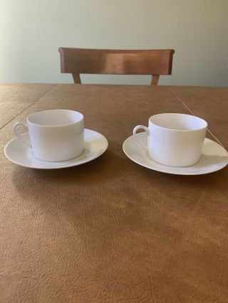 Set Of 2 Apilco Espresso Cups - Made In France For Williams Sonoma