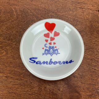 Tiny Ceramic Dish From Sanborns Mexico Df Restaurant & Store Dish Owls