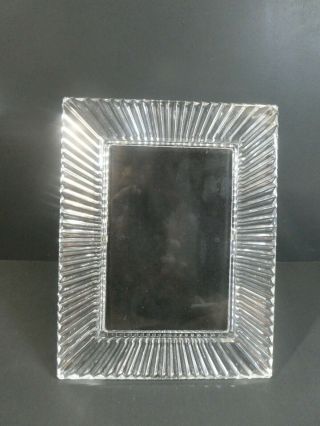 Waterford Crystal Somerset 4 " X 6 " Photo Picture Frame