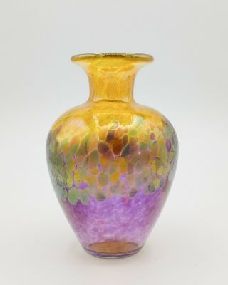 Vintage Robert Held Art Glass Vase 5 1/2 "