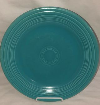 Vintage Fiesta Turquoise 10 3/8 " Dinner Plate 1
