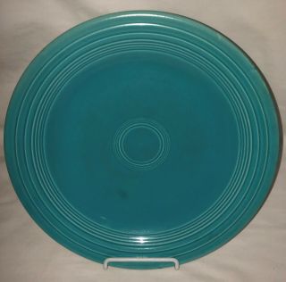 Vintage Fiesta Turquoise 10 3/8 " Dinner Plate 2