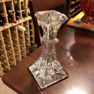 Waterford Crystal Lismore Candlestick Holder Iob 6 " Pair