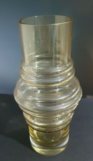 AMBER HOOPED TULPPAANI GLASS VASE DESIGNED BY TAMARA ALADIN FOR RIIHIMAEN LASI 2