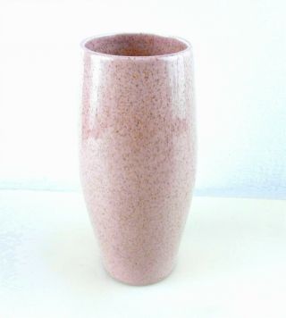 Red Wing Art Pottery M - 5002 Vase Pink Speckle Round 7 " Dc2