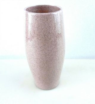 Red Wing Art Pottery M - 5002 VASE Pink Speckle Round 7 
