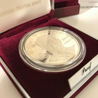 1998 - S Robert F Kennedy Commemorative Proof Silver Dollar Coin [w/ Ogp And Coa]