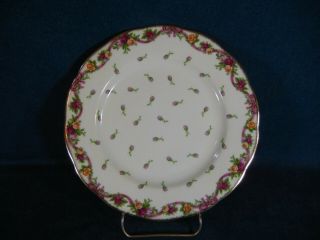 Royal Albert Old Country Roses Ruby Celebration Salad Plate (s) Made In England