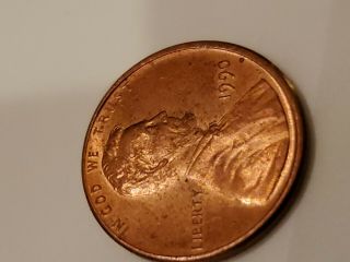 1990 O Lincoln Memorial Penny (no S Mark Variety) With A Distinct Die Mark