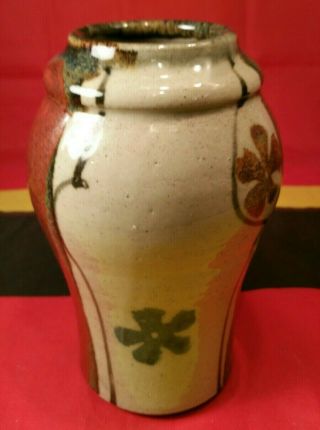 Wishon Harrell Muncie,  Indiana (signed) - Art Pottery Vase - 1995 - 6.  5 