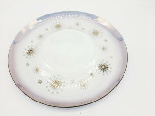 Mid - Century Dorothy Thorpe Atomic Starburst Glama Glass 14 " Chip & Dip Platter
