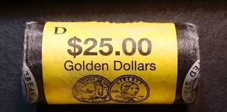 2006 - D Sacagawea Dollars U.  S.  Wrapped Roll Of 25 Uncirculated