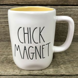 Rae Dunn Easter Spring “chick Magnet” Mug W/ Yellow Inside Ll By Magenta