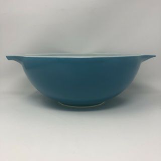 Vintage Pyrex Mixing Nesting Bowl 444 Cinderella Blue Horizon