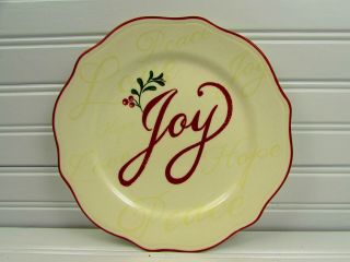 Winter Forest By Better Homes And Gardens Salad Plate Berries Joy Words B68