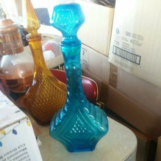 Empoli Glass Decanter Made In Italy