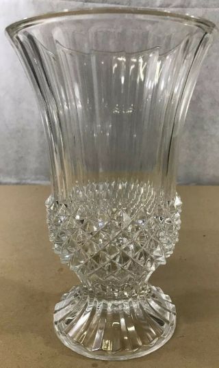 Waterford? Crystal 9” Large Vase Centerpiece (g)