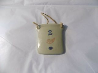 2000 Red Wing Pottery 2 Gal.  Crock Ornament Deer Park Artists In The Park