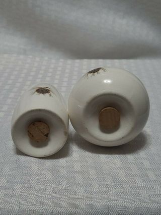 Paden City Pottery Pine cone pattern Mid Century Salt and Pepper 3
