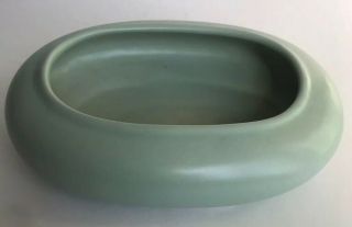 Matte Moss Green Oval Bulb Planter Unmarked