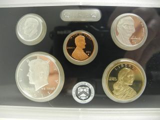 2011 United States 14 Coin SILVER Proof Set with & Box 2