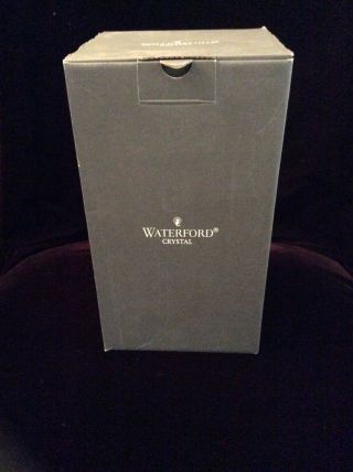 Waterford Lismore Crystal 8.  5 inch Vase Flared Footed with Sticker and Box 3
