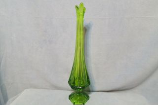 Vintage Viking Glass Vase 17 3/8 