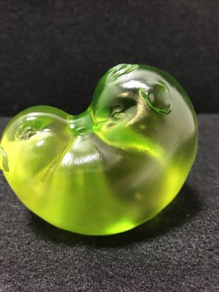 Exquisite Tittot Art Glass Green Pig Figure From Taiwan 2