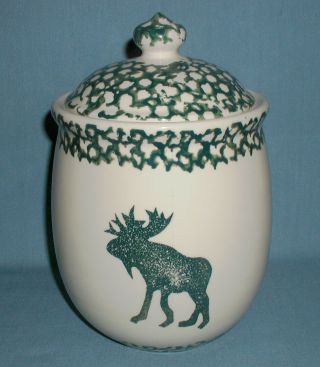 Folk Craft Moose Country by Tienshan - Large Canister or Cookie Jar 2