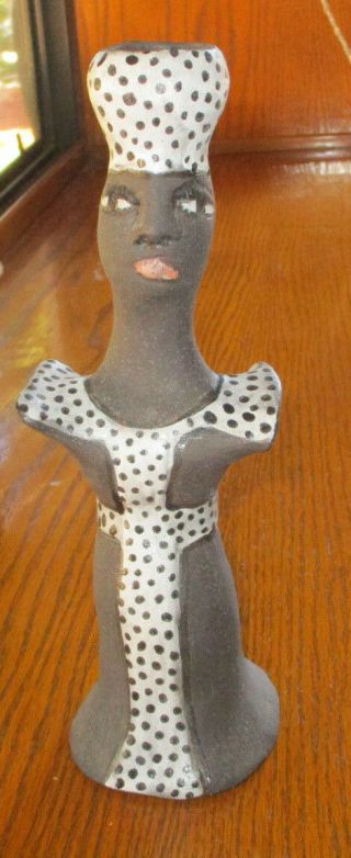 Ayanda Mji South African Hand Crafted Pottery Two Faced Lady 2