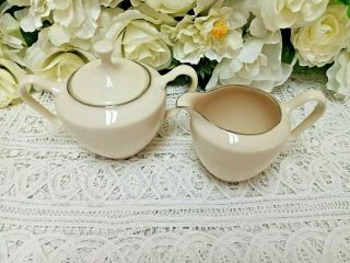 ❤ Lenox SPECIAL Creamer and Sugar Bowl with Lid 2