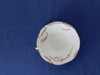 Antique Theodore Haviland Limoges France Tea Cup & Saucer EUC Floral 3