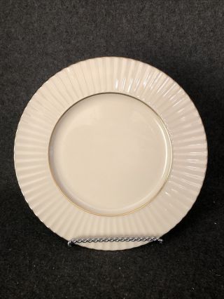 Lenox Citation Gold China 8” Salad Plate Gold Trim Made In Usa Temple