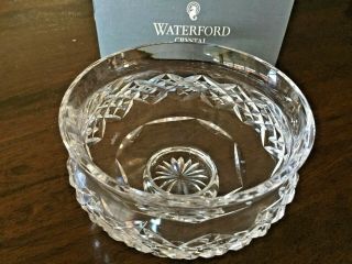 Waterford Irish Crystal Comeragh Pattern Footed Bowl 5 " Candy Dish