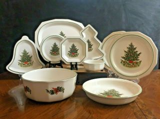 Pfaltzgraff Christmas Heritage Plates,  Bowls,  Serving Dishes By Piece