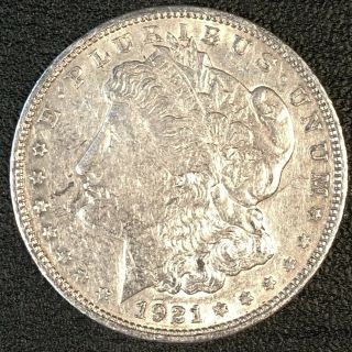 1921 - D Morgan Silver Dollar - Check The Scans B301