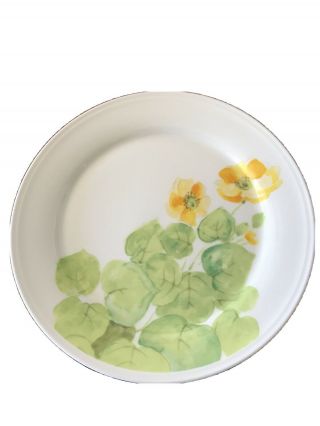Mikasa Water Lilies Yellow Salad Dessert Plate 7.  5 " - 11 Available