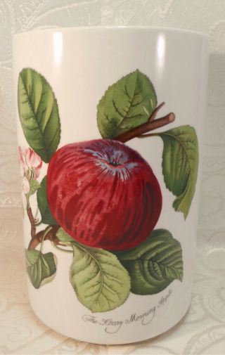 Hoary Morning Apple Canister Jar Utensil Storage Portmeirion Pomona Fruit Pot