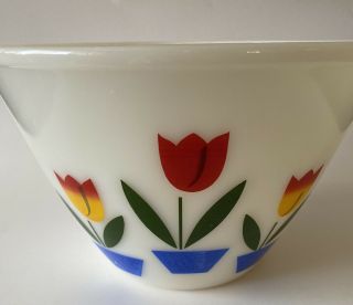 Vintage Fire King Tulip Bowl 9 1/2 Inches