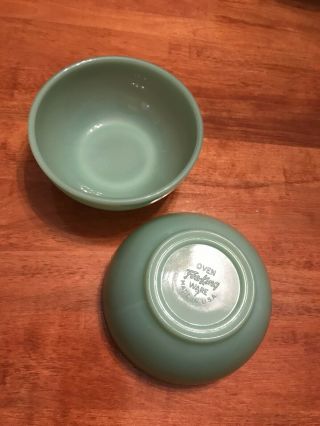 2 Pc.  Vintage Fire - King Jade - Ite Bowls (12) - In Pristine