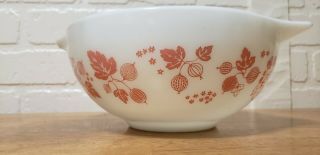 Vintage Pyrex 443 Pink Gooseberry Cinderella Bowl