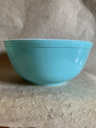 Vintage Pyrex 403 Robin Egg Turquoise Blue Mixing Nesting Bowl Usa 2 1/2 Qt