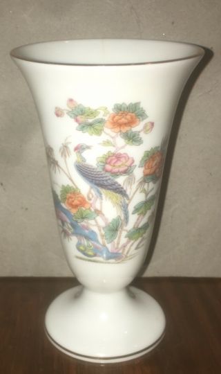 Kutani Crane Oriental English Porcelain China Vase Piece Wedgwood