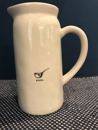 Rae Dunn By Magenta Pour Water Pitcher Vase