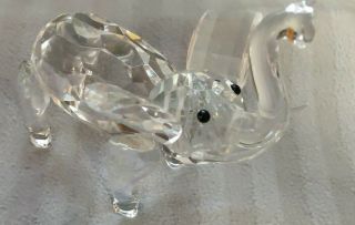 Elephant Crystal Sculpture Vintage Shannon Crystal By Godinger -