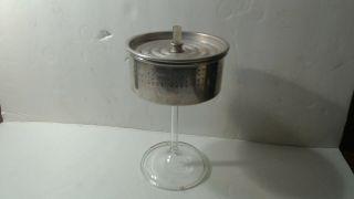 Vintage Pyrex Glass Percolator Pump,  Stem For Coffee Pot Plus Aluminum Basket