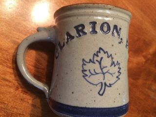 Salt Glazed Stoneware Pottery Clarion,  Pennsylvania Coffee Tea Mug Cup Euc