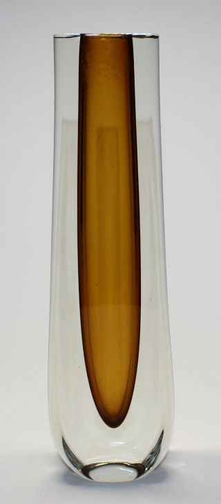 Oy Kumela By Armando Jacobino Findland Mid Century Modern Art Glass Vase