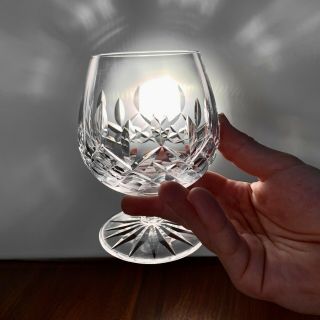 WATERFORD LISMORE CRYSTAL BRANDY SNIFTER GLASS 5 1/4 